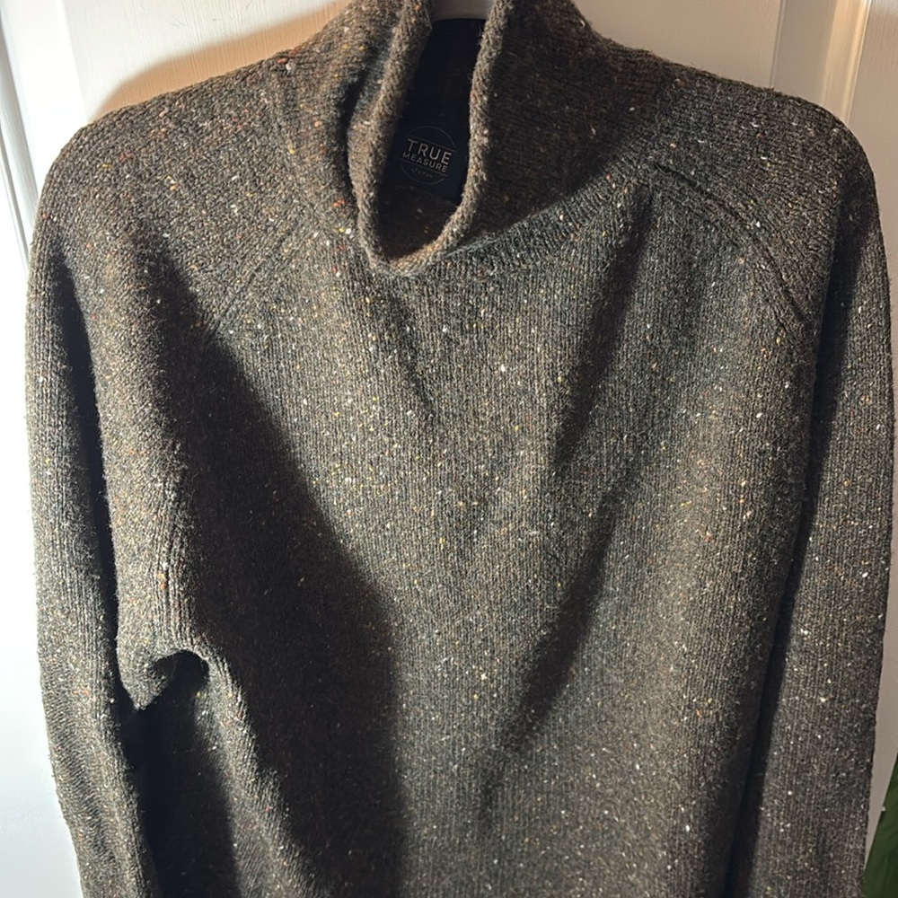TRUE MEASURE OF A MAN VTG WOOL ALPACA SWEATER
